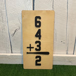6432 Double Play Wood Sign
