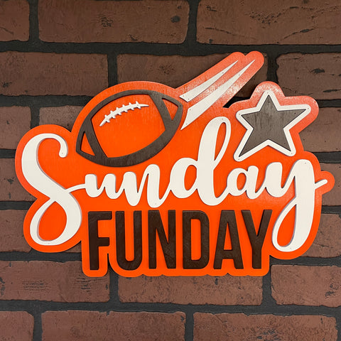 Sunday Funday Wood Sign