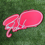 Barry Larkin Signature Wall Wood Sign : 2 Color Options