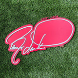 Barry Larkin Signature Wall Wood Sign : 2 Color Options