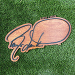 Barry Larkin Signature Wall Wood Sign : 2 Color Options