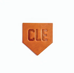 CLE Leather Homeplate Coaster Set